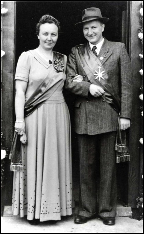 Königspaar Hans Prigge und Ida Hengst