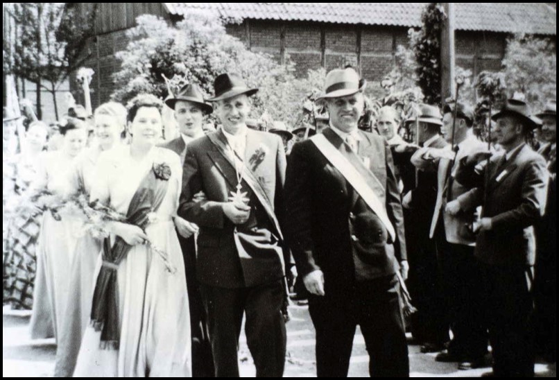 Königspaar Heinrich Blumendeller und Hilde Bals