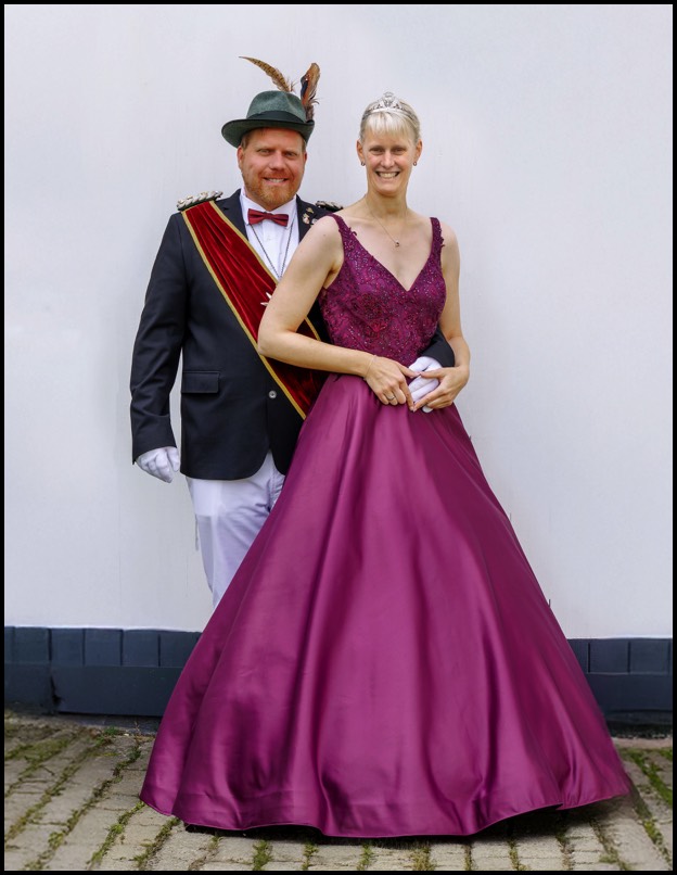 Königspaar Dennis und Miriam Hennig