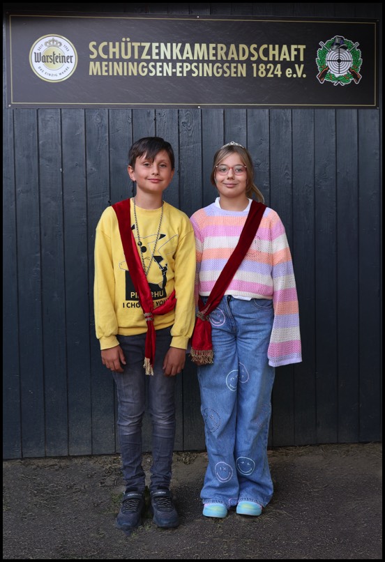 Kinderkönigspaar Mats Wienhold und Charlotte Klein