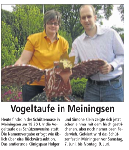 Vogeltaufe 2014