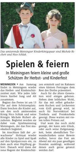 Kinderschützenfest 2008