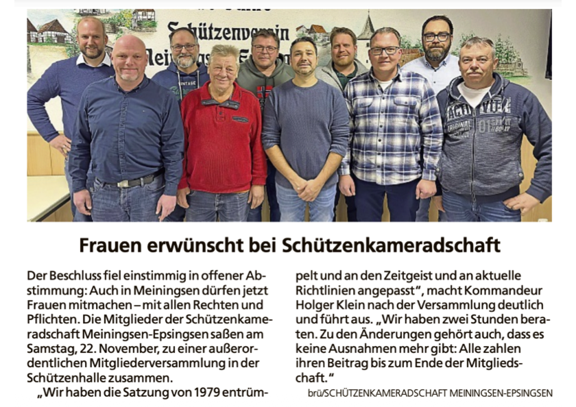 Außerordendliche Versammlung 2025